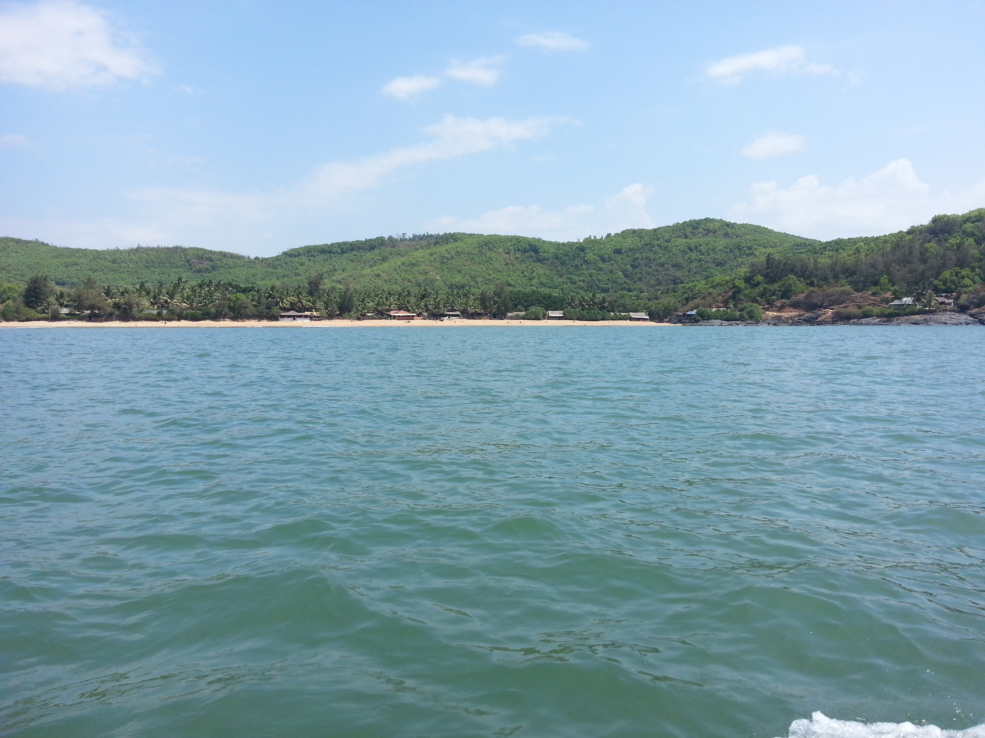 Clear water at Om beach