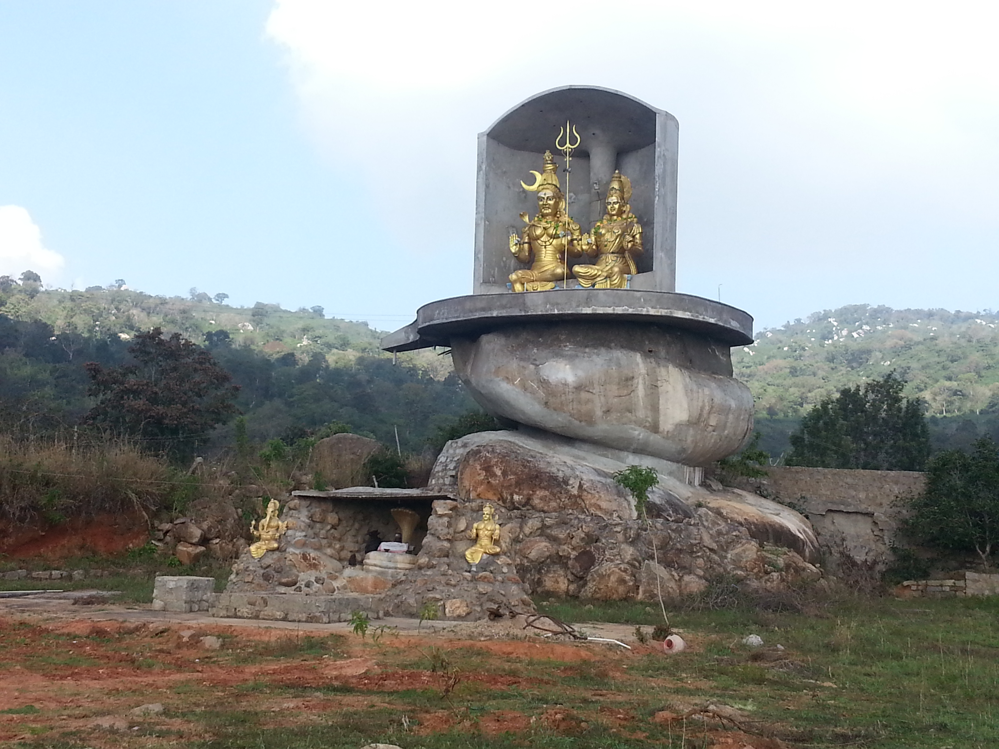 Shiva temple. Under Construction.