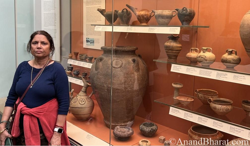 Minoan civilization pottery kept at British Museum