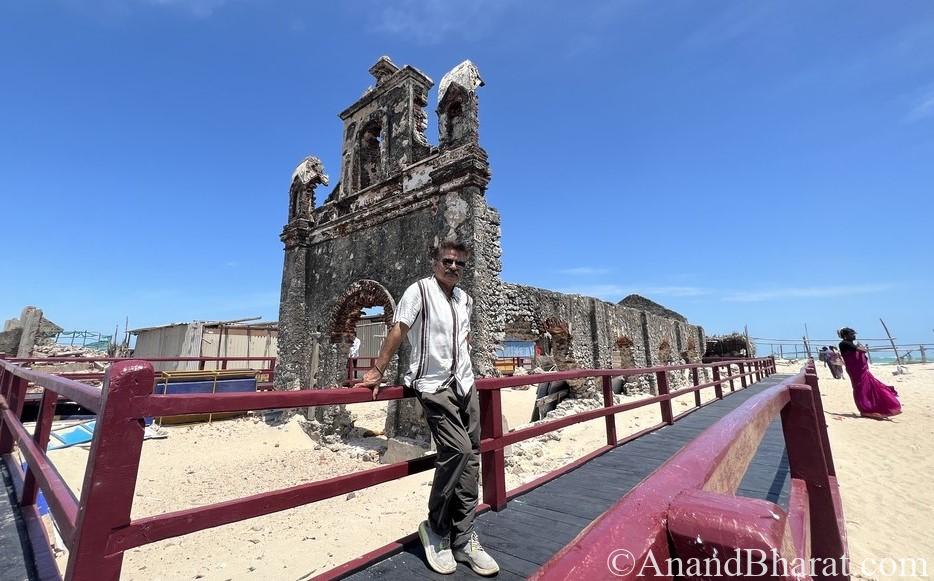 Church remnants after 1964 tsunami and cyclone