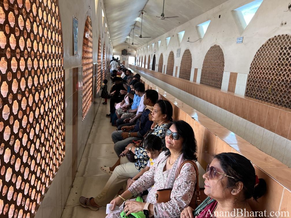 Waiting in Queue for boat to Vivekanand Rock