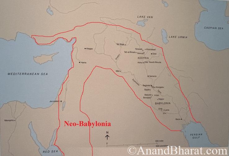 Map of Neo Babylonia