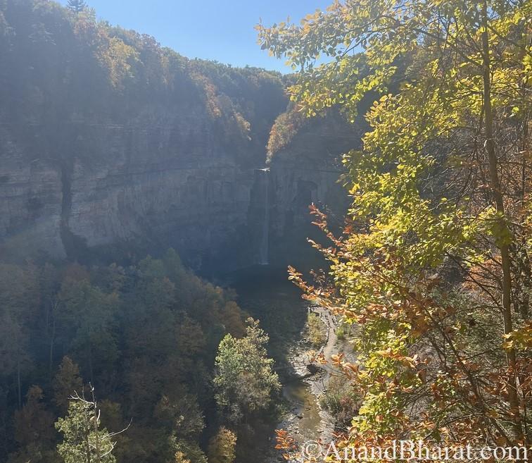 Taughannock Gorge waterfall