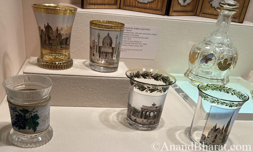 Beakers with view of the Karlskirche, Vienna