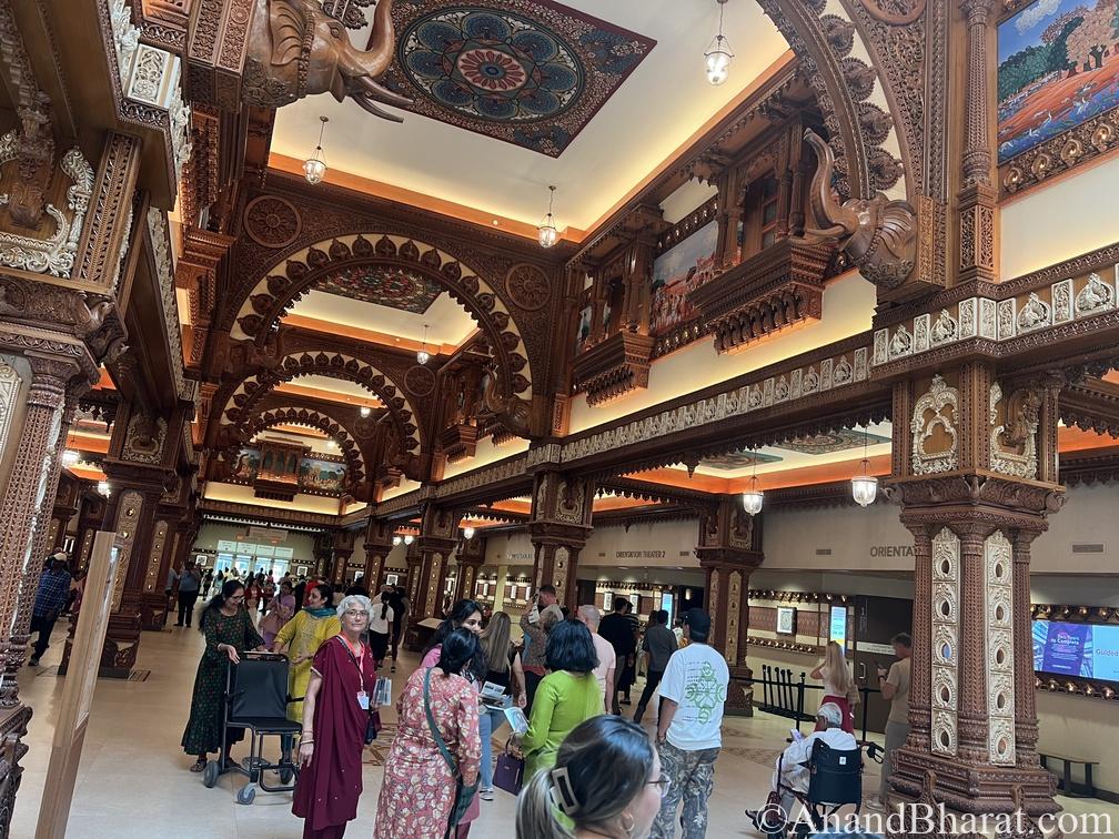 Inside Akshar dham, New Jersey