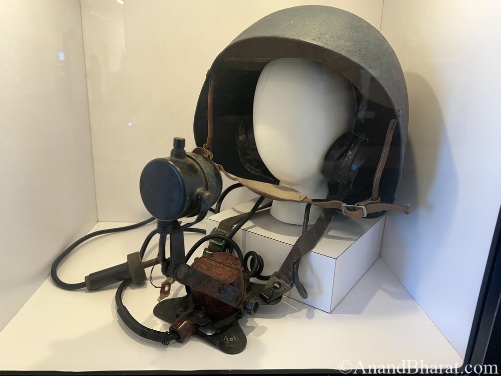 Sound powered telephone headset 1944.