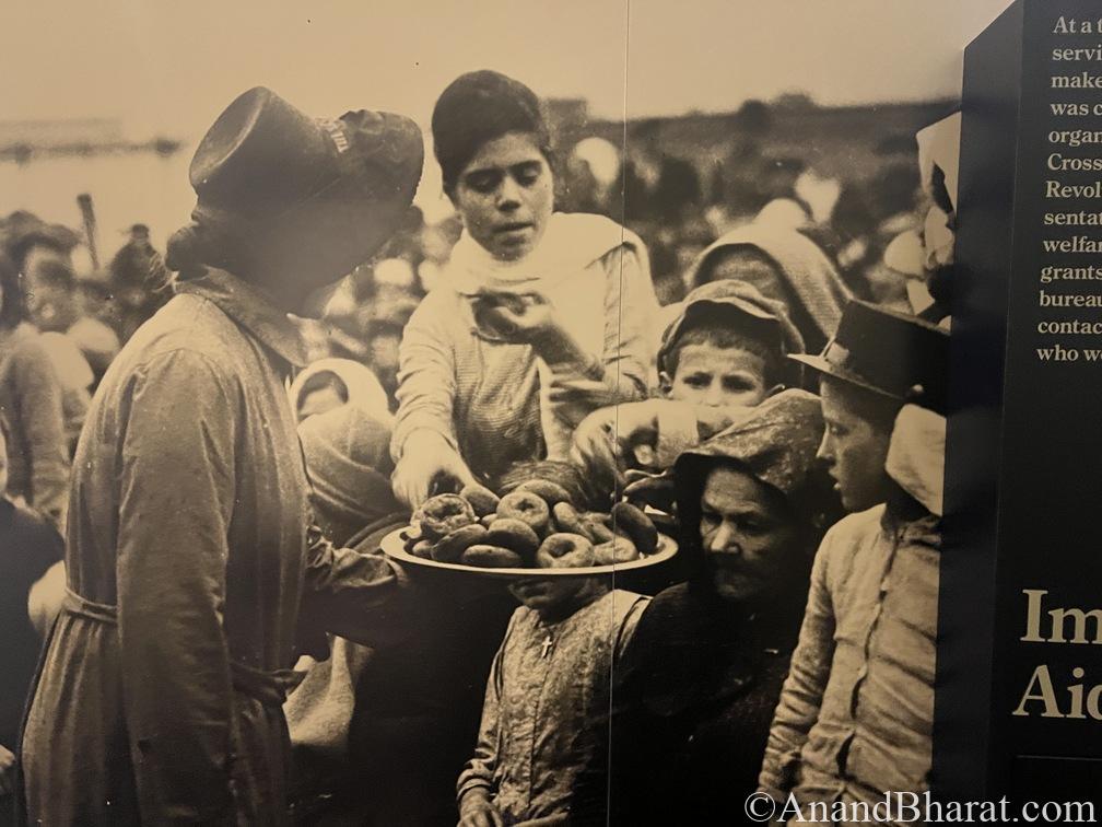 Food being served